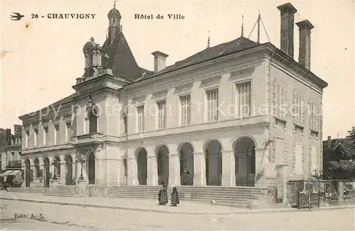 AK / Ansichtskarte Chauvigny Hotel de Ville Chauvigny