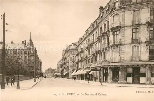 AK / Ansichtskarte Belfort_Alsace Le Boulevard Carnot Belfort Alsace