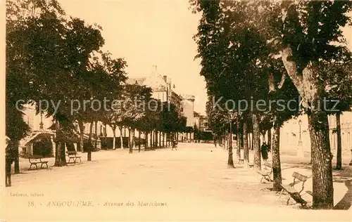 AK / Ansichtskarte Angouleme Avenue des Marichaux Angouleme