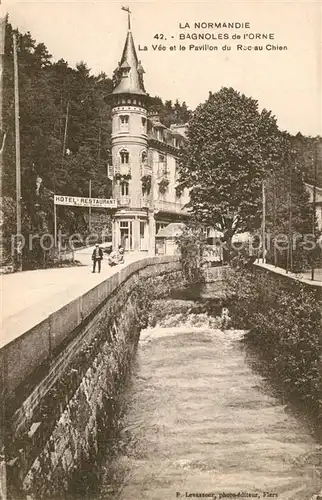 AK / Ansichtskarte Bagnoles de l_Orne Vee Pavillon du Roc au Chien Bagnoles de l_Orne