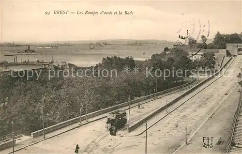 AK / Ansichtskarte Brest_Finistere Rampes Rade Brest_Finistere