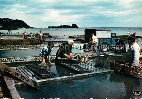 AK / Ansichtskarte Cancale Les Parcs a huitres  Cancale