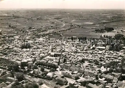 AK / Ansichtskarte Pezenas Fliegeraufnahme Pezenas