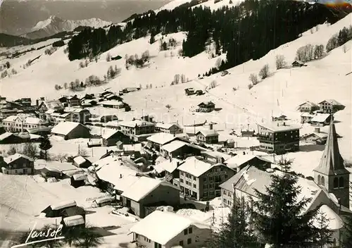 AK / Ansichtskarte Gets_Haute_Savoie_Les Winterlandschaft Gets_Haute_Savoie_Les