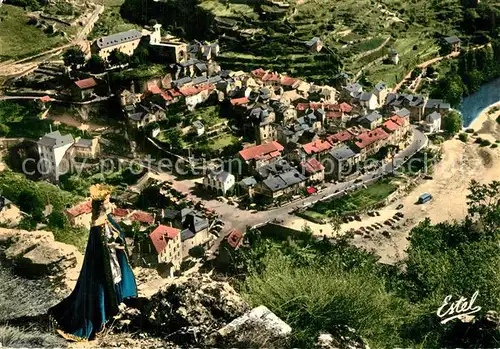 AK / Ansichtskarte Sainte Enimie Fliegeraufnahme  Sainte Enimie