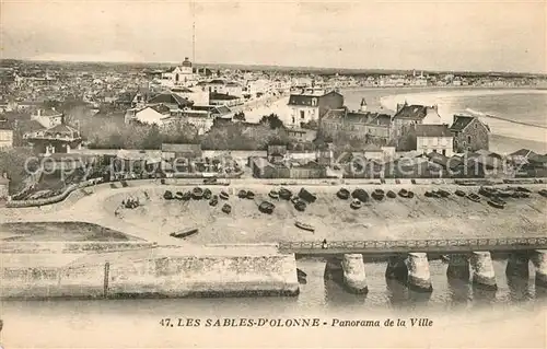 AK / Ansichtskarte Les_Sables d_Olonne Panorama de la Ville Les_Sables d_Olonne