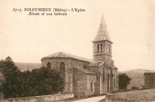 AK / Ansichtskarte Poleymieux au Mont d_Or Eglise  Poleymieux au Mont d_Or