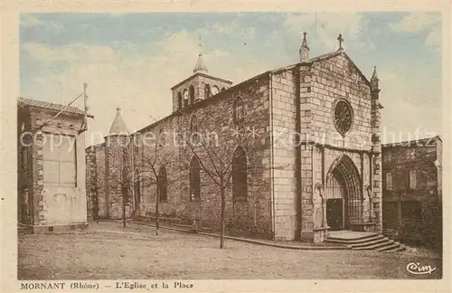 AK / Ansichtskarte Mornant Eglise Place  Mornant