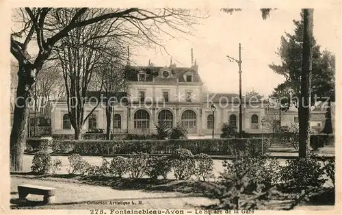 AK / Ansichtskarte Avon_Seine et Marne Square de la Gare Avon Seine et Marne