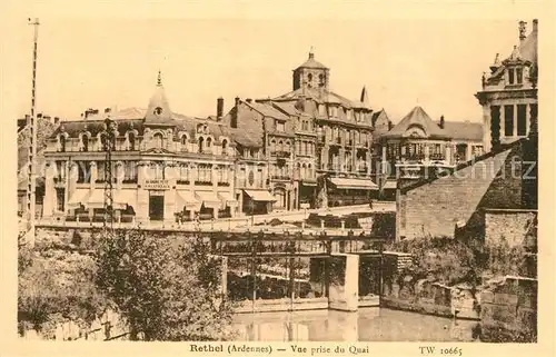 AK / Ansichtskarte Rethel_Ardennes Quai Rethel Ardennes