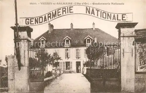 AK / Ansichtskarte Verrey sous Salmaise Gendarmerie Nationale Verrey sous Salmaise