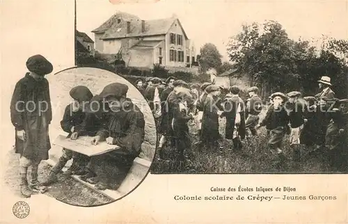 AK / Ansichtskarte Dijon_Cote_d_Or Colonie scolaire de Crepey jeunes garcons Dijon_Cote_d_Or