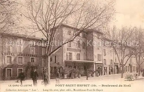 AK / Ansichtskarte Pont Saint Esprit Boulevard du Nord Pont Saint Esprit