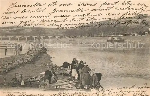 AK / Ansichtskarte Agen_Lot_et_Garonne Bords de la Garonne Agen_Lot_et_Garonne