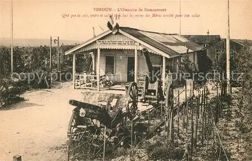 AK / Ansichtskarte Verdun_Meuse Ossuaire de Douaumont Verdun Meuse
