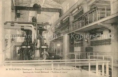 AK / Ansichtskarte Mouleydier Tuilieres Barrage et Usine de l Energie Electrique Mouleydier