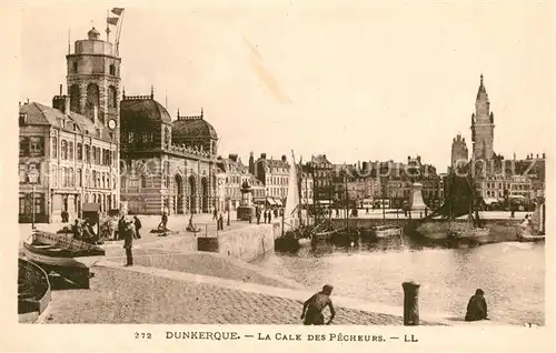 AK / Ansichtskarte Dunkerque La Cale des Pecheurs Dunkerque