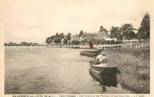 AK / Ansichtskarte Gemmes sur Loire_Sainte Port Thibault Gemmes sur Loire Sainte