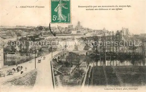 AK / Ansichtskarte Chauvigny Chateaux et eglises Chauvigny