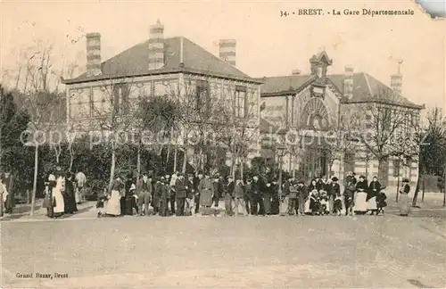 AK / Ansichtskarte Brest_Finistere Gare Brest_Finistere
