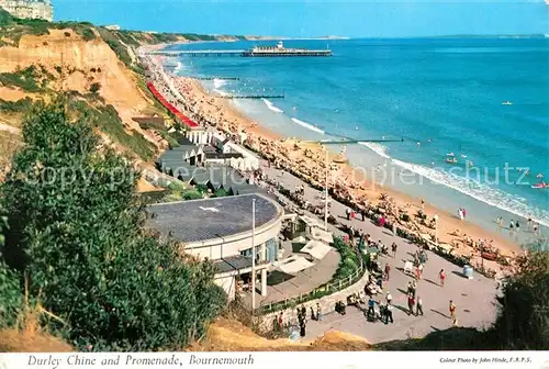 AK / Ansichtskarte Bournemouth_UK Durley Chine and Promenade Bournemouth UK