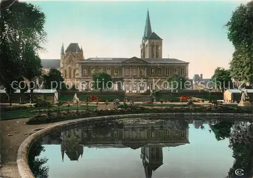 AK / Ansichtskarte Lisieux Bibliotheque et musee ancien Eveche Lisieux