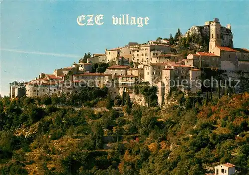 AK / Ansichtskarte Eze_Alpes Maritimes Vue generale du village Eze_Alpes Maritimes