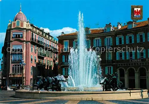 AK / Ansichtskarte Nice_Alpes_Maritimes La fontaine de la Place Massena Nice_Alpes_Maritimes