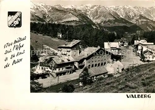 AK / Ansichtskarte Valberg Vue generale et la chaine du St Honorat Valberg