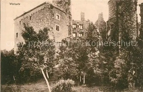 AK / Ansichtskarte Werleshausen Burg Hanstein Werleshausen