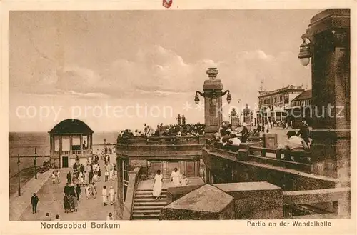 AK / Ansichtskarte Borkum_Nordseebad Wandelhalle Borkum_Nordseebad