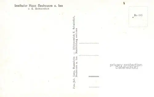 AK / Ansichtskarte Neubeuern Innthaler Haus Neubeuern