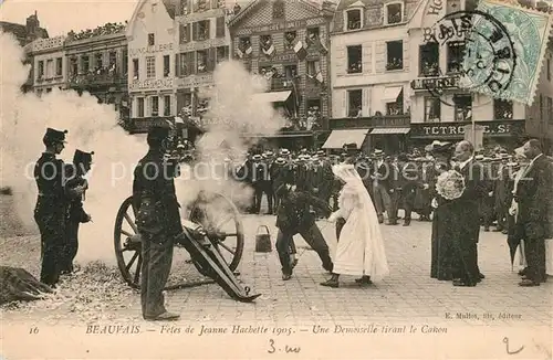 AK / Ansichtskarte Beauvais Fete de Jeanne Hachette Canon Beauvais