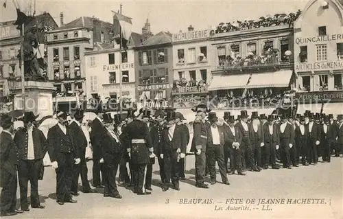 AK / Ansichtskarte Beauvais Fetes de Jeanne Hachette Les Autorites Beauvais