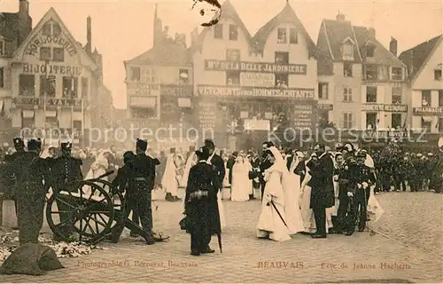 AK / Ansichtskarte Beauvais Fetes de Jeanne Hachette Canon Beauvais
