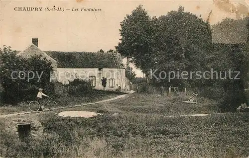 AK / Ansichtskarte Chaupry Les fontaines 
