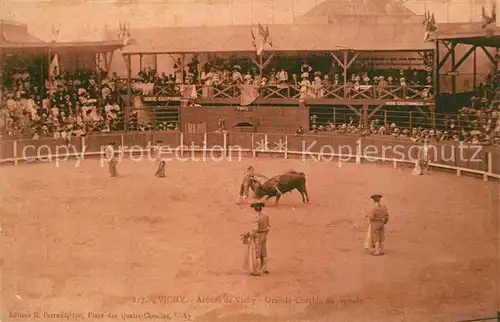 AK / Ansichtskarte Vichy_Allier Arenes Grande Corrida Espagnola Stierkampf Arena Vichy Allier