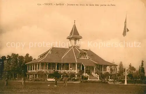 AK / Ansichtskarte Vichy_Allier Le Golf Partie de Polo Vichy Allier
