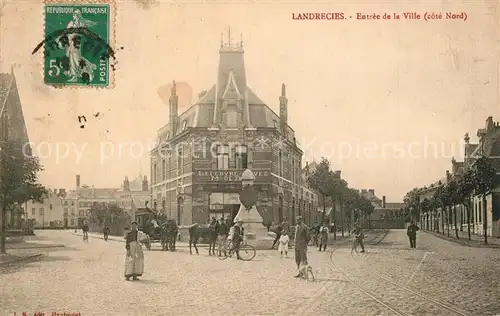 AK / Ansichtskarte Landrecies Entree de la ville Landrecies