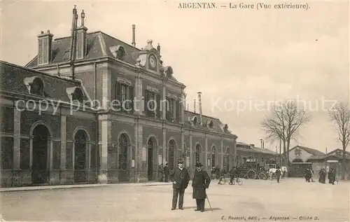 AK / Ansichtskarte Argentan La gare Bahnhof Argentan