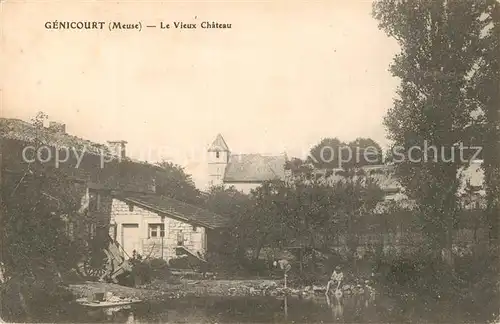 AK / Ansichtskarte Genicourt sur Meuse Vieux chateau Genicourt sur Meuse