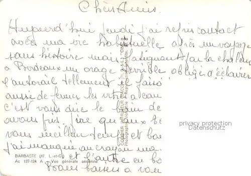 AK / Ansichtskarte Barbaste Vue aerienne Barbaste