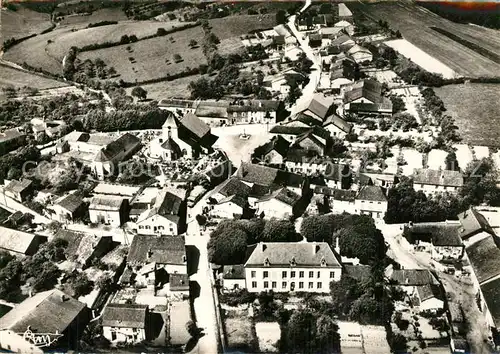 AK / Ansichtskarte Colombey les Deux Eglises Eglise Mairie Place vue aerienne Colombey les Deux Eglises