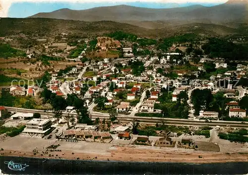 AK / Ansichtskarte Cros de Cagnes Le Loup Vue aerienne Cros de Cagnes