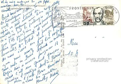 AK / Ansichtskarte Frontignan_Herault Vue aerienne Frontignan Herault