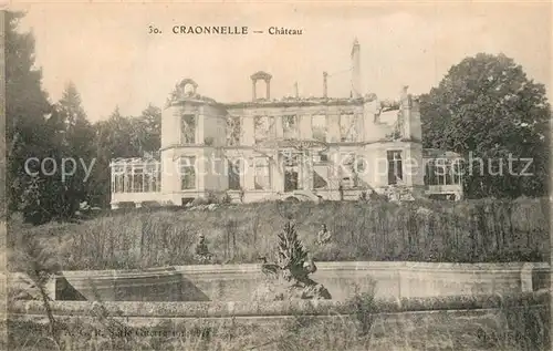 AK / Ansichtskarte Craonnelle Le Chateau Craonnelle