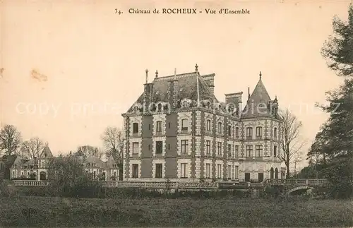 AK / Ansichtskarte Rocheux Chateau de Rocheux Vue d Ensemble Rocheux