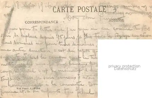 AK / Ansichtskarte Mailly le Camp Rue de la Gare bombardee le 9 Sept 1914 Mailly le Camp