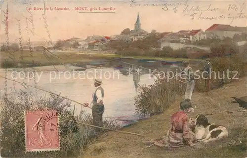 AK / Ansichtskarte Mont_Luneville Les Rives de la Meurthe 