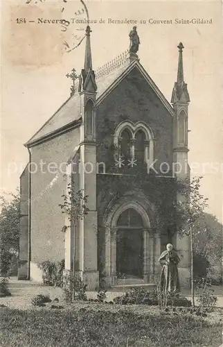 AK / Ansichtskarte Nevers_Nievre Tombeau de Bernadette au Couvent Saint Gildard Nevers Nievre